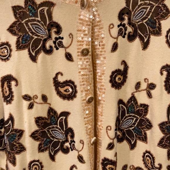 Just B beaded sweater size S - Picture 4 of 4